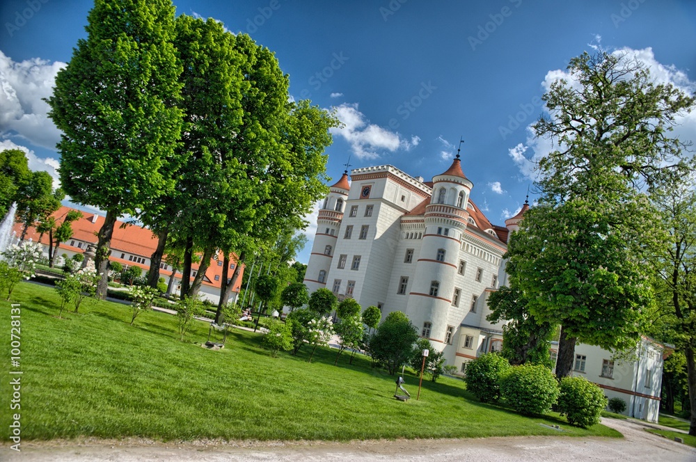 Wojanow Castle in Poland