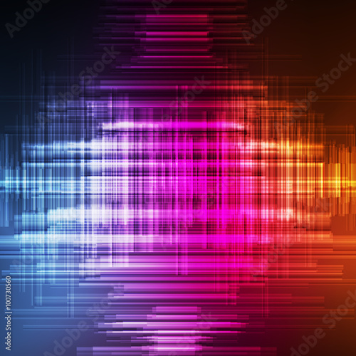 Abstract technology glowing energy vector background concept