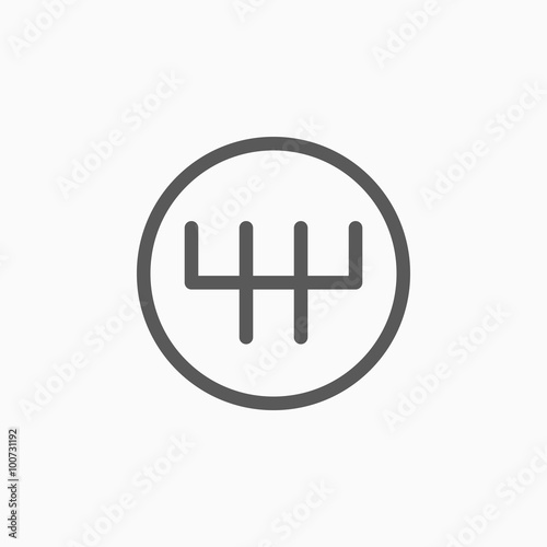 stick shift icon