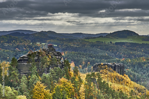 View of the autumn landscape