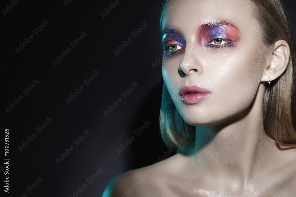 beautiful girl with colorful eys hedows beautiful girl with colorful eys hedows
