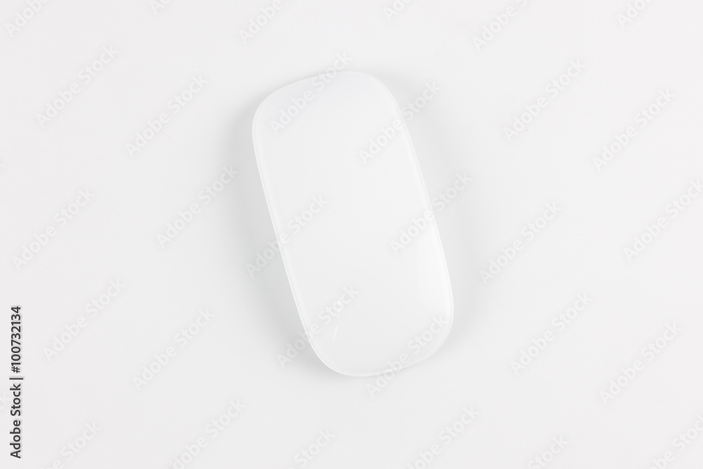 Computer wireless mouse isolated on white background Computer wireless mouse isolated on white background
