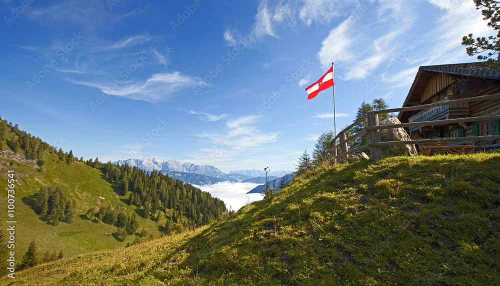 Naklejka premium Auf der Heinrichalm