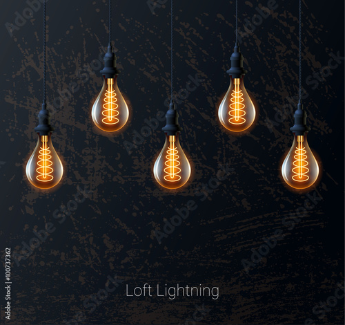 retro light bulb 