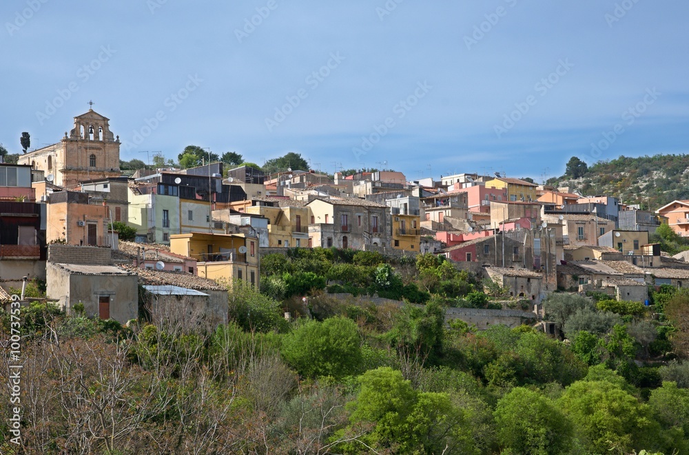 City Ferla in the central Sicily, Italy