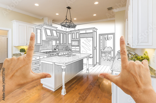 Hands Framing Custom Kitche...
