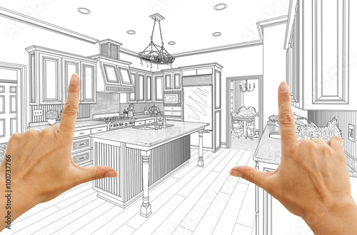 Hands Framing Custom Kitche...
