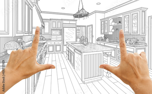 Hands Framing Custom Kitche...