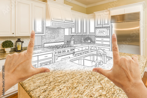 Hands Framing Custom Kitche...