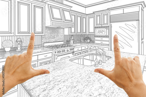 Hands Framing Custom Kitche...