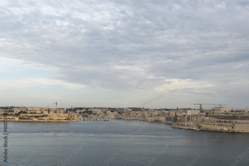 ancient medieval architecture of Valletta, Malta