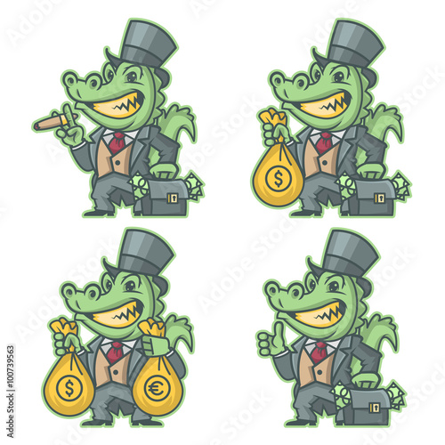 Crocodile millionaire banker