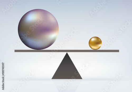 équilibre - disproportion - différent