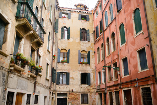 Narrow street in Venice