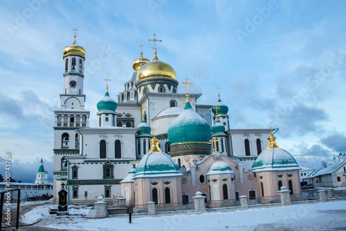 The Resurrection Cathedral in New Jerusalem Monastery in Istra, Moscow region, Russia