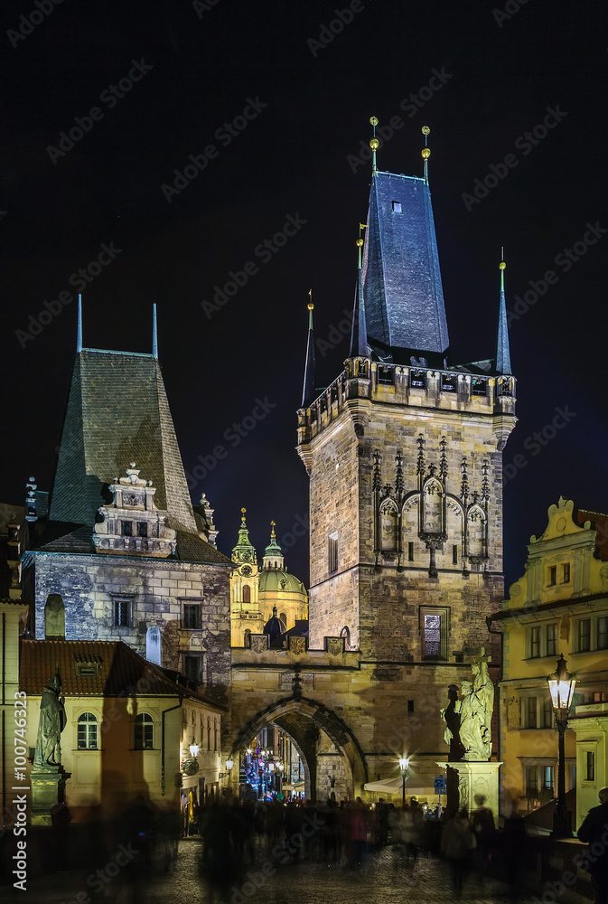 Obraz premium Charles bridge tower, Prague