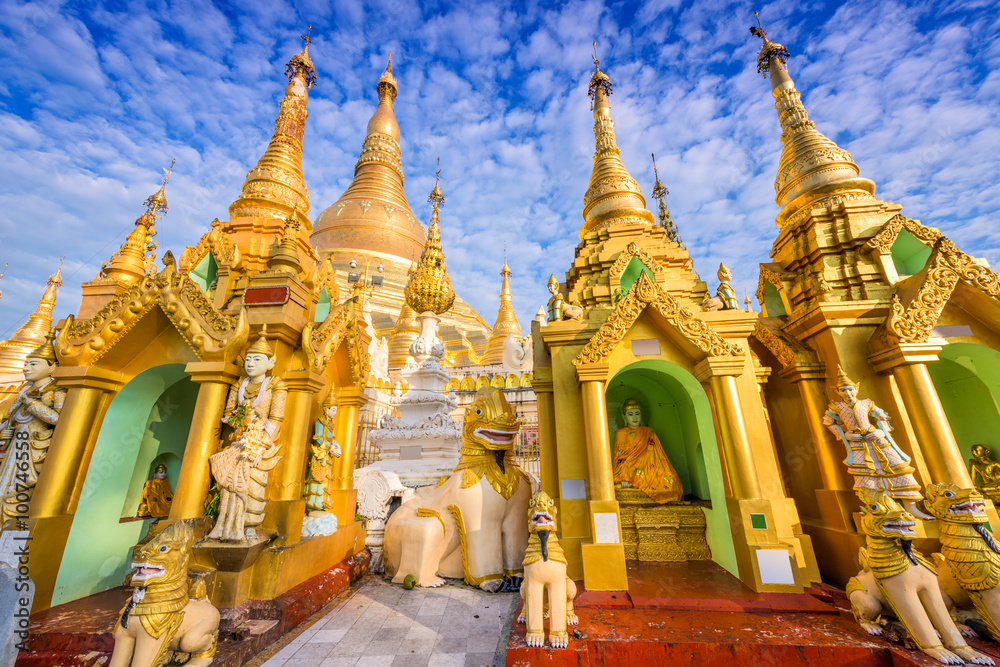 Shwedagon Pagoda of Yangon, Myanmar