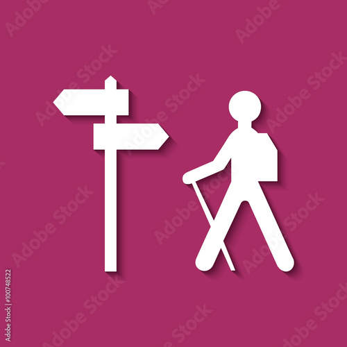 Logo randonnée.