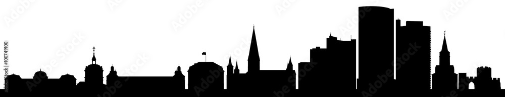 Skyline von Bonn mit den Sehenswürdigkeiten