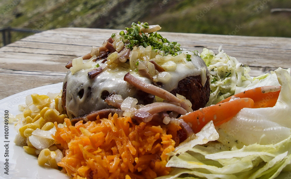 Käseknödel auf der Alm