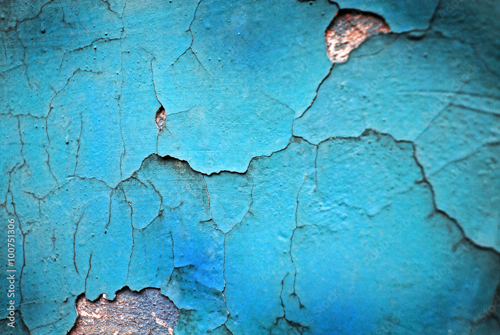 turquoise cracked wall texture