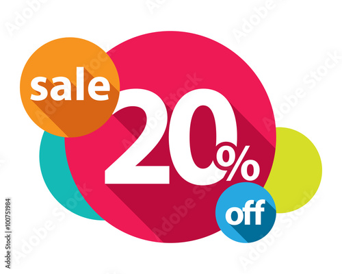 20 Percent Pink Sign stock illustration. Illustration of pink - 119640528