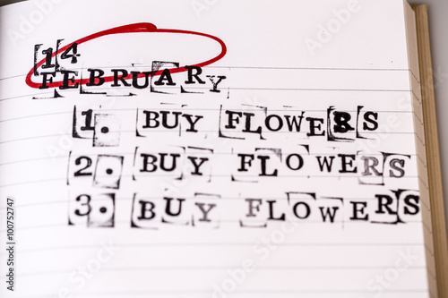 14 february  valentine day  buy flowers text