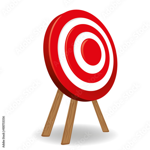Target object supported, shooting sport target next