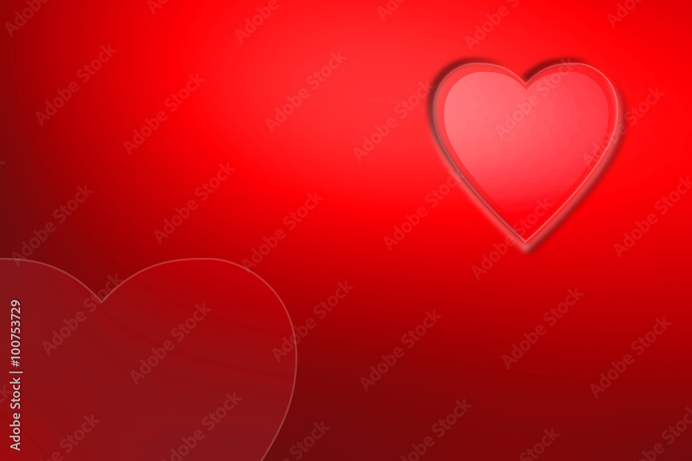 Valentine background with love, red heart Valentine background with love, red heart