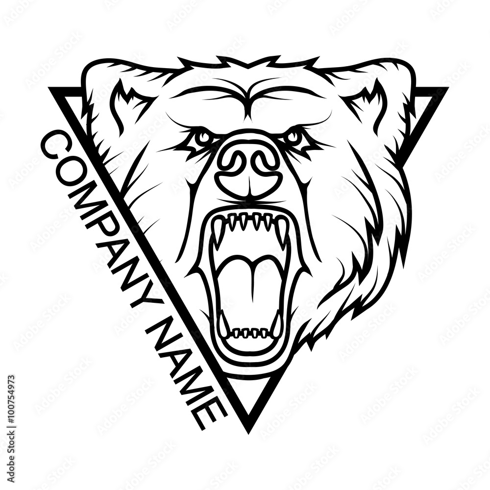 Fototapeta premium Bear logo