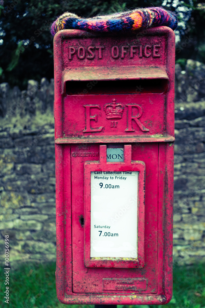 Vintage British postbox