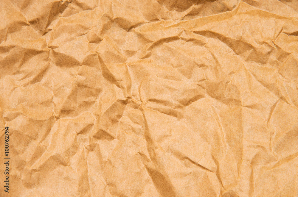 Crumpled paper for background usage Crumpled paper for background usage