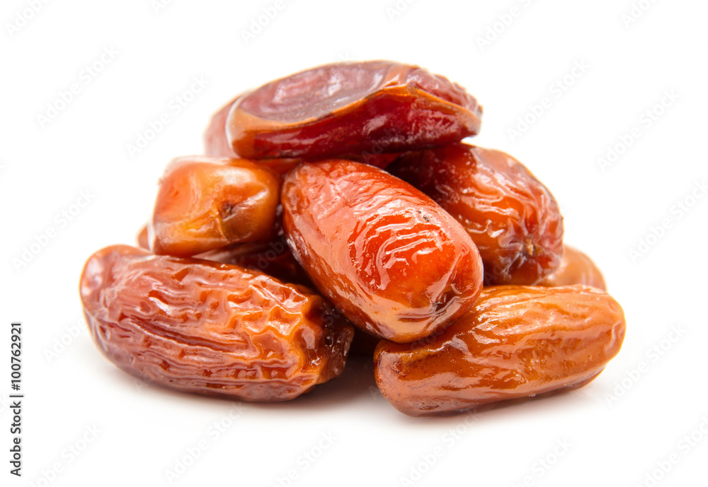 Dates isolated on white background Dates isolated on white background