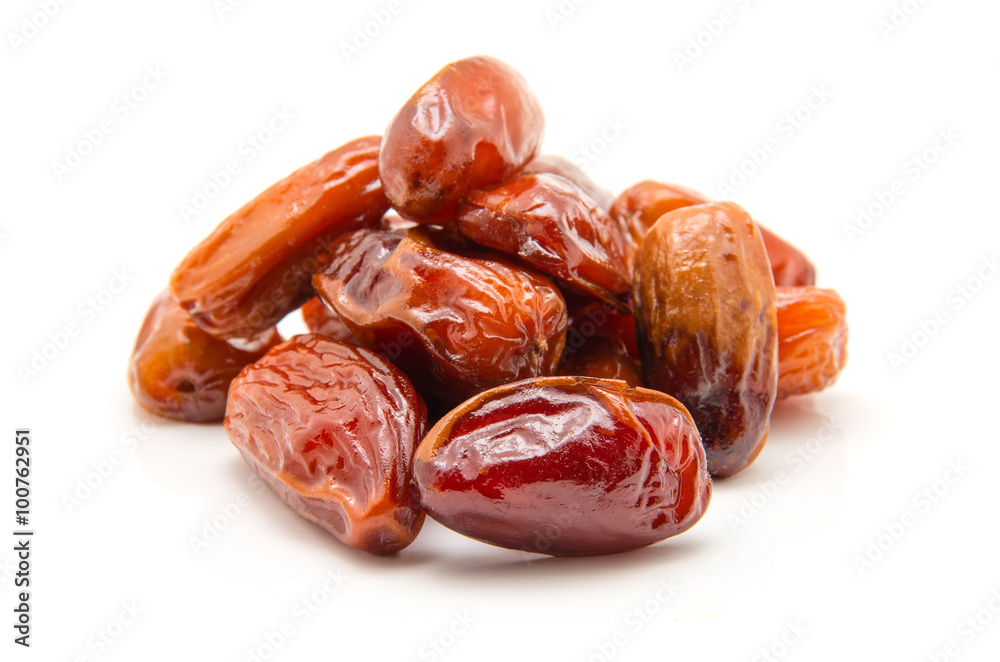 Dates isolated on white background Dates isolated on white background
