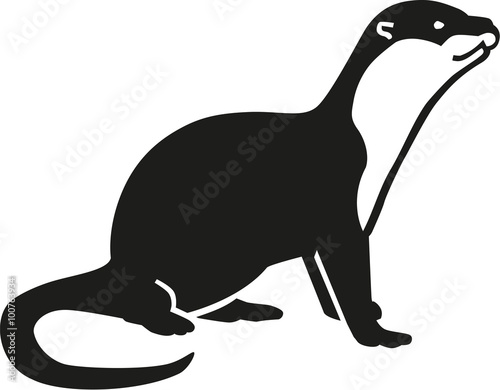 Otter silhouette