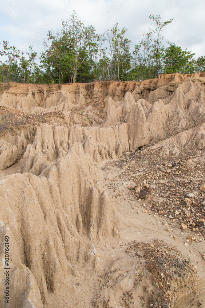 Ancient corrosion of soil at Sao Din Na Noi, Nan,Thailand