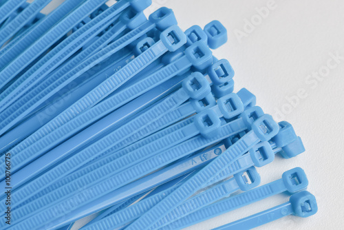 cable ties on white table