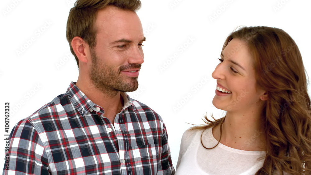 A Happy couple smiling A Happy couple smiling