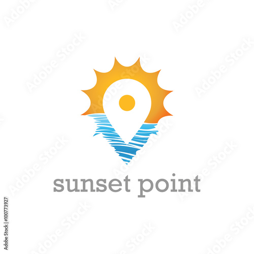 sunset point logo icon