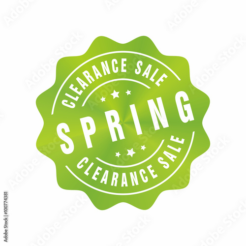 Vector Spring Clearance Sale Badge