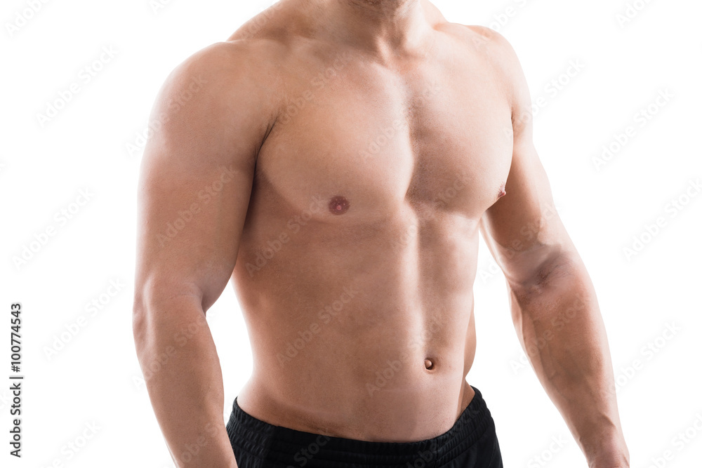 Muscular Man Standing