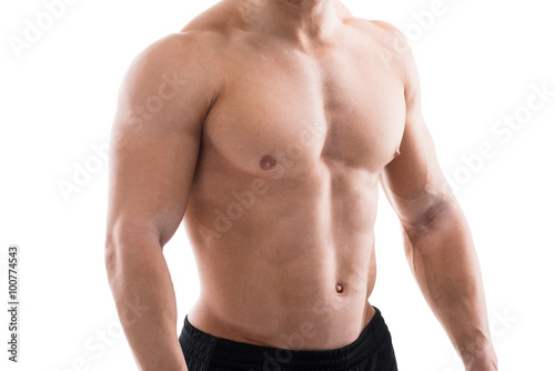 Muscular Man Standing