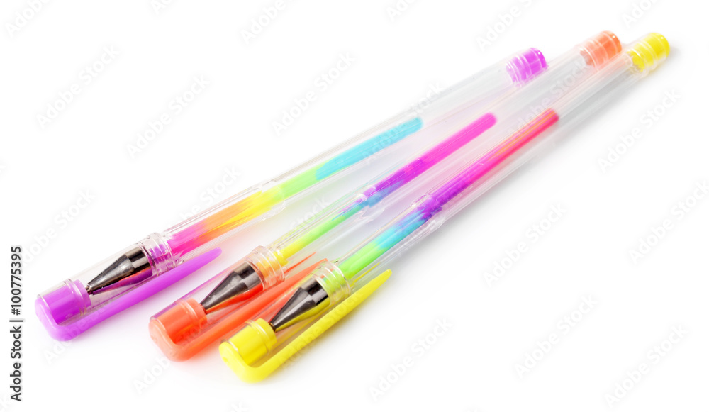 Pens isolated on white background Pens isolated on white background