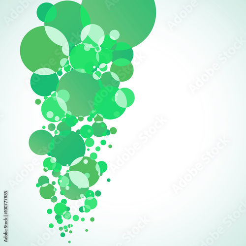 Abstract green bubble. EPS 8