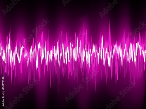 Abstract purple waveform. EPS 8