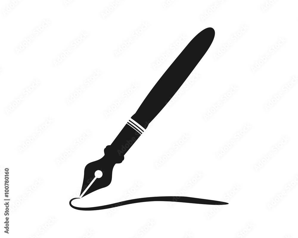 Fotografie Ink Pen Signature