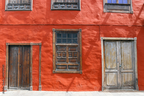 Street of Garachico Town on Tenerife Island, Canary, Spain