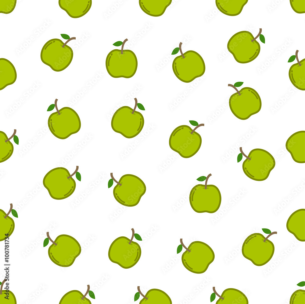 seamless pattern with apple
