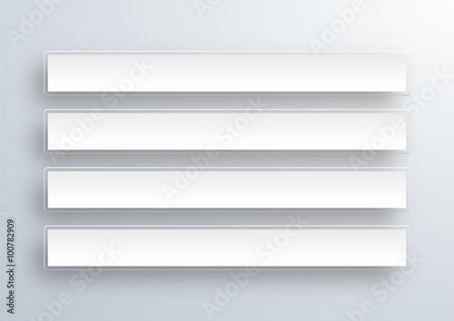Crystal White Labels #Vector Background