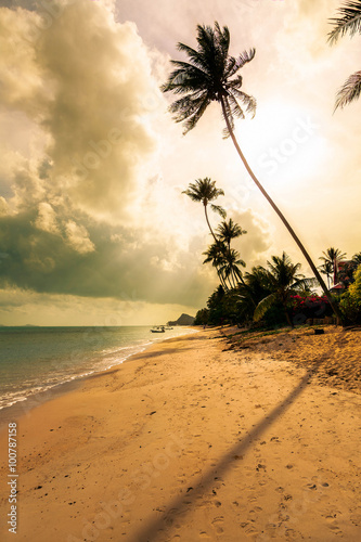 Morning on the beach of Bang Po. Samui Island. Thailand. © Sergey Belov